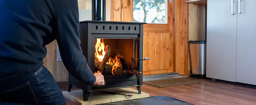Open Hearth Wood Fireplace Installation in Henderson, NC