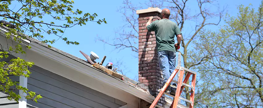 Vinyl and PVC Chimney Flashing Installation in Henderson, NC