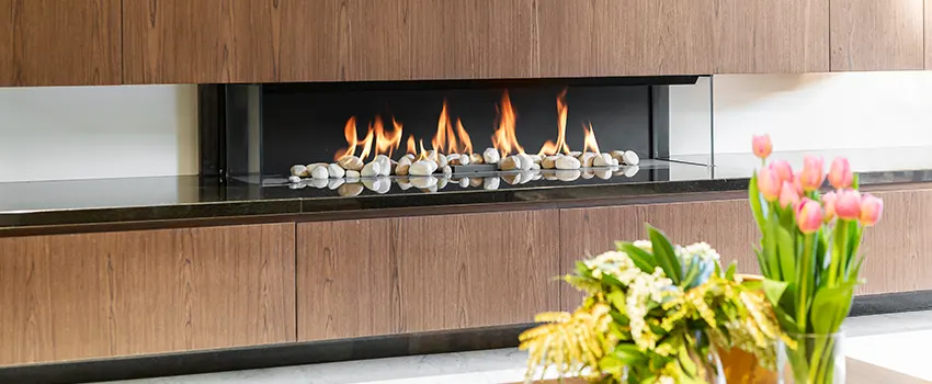 Double-height Fireplace Design Refurbishment in Henderson, North Carolina
